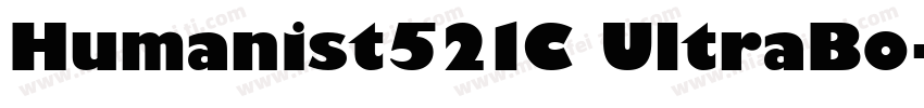 Humanist521C UltraBo字体转换